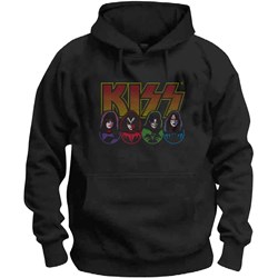 KISS - Unisex Logo, Faces & Icons Pullover Hoodie