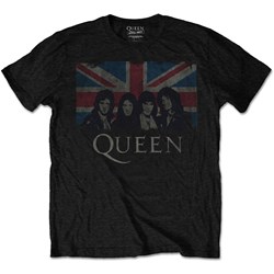 Queen - Unisex Vintage Union Jack T-Shirt