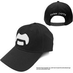 Frank Zappa - Unisex White Moustache Baseball Cap