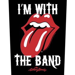 The Rolling Stones - Unisex I'M With The Band Back Patch