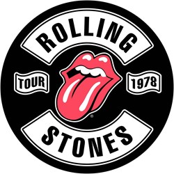The Rolling Stones - Unisex Tour 1978 Back Patch