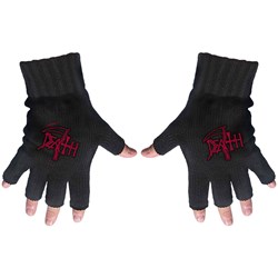 Death - Unisex Logo Fingerless Gloves
