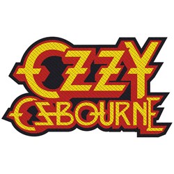Ozzy Osbourne - Unisex Logo Cut-Out Standard Patch
