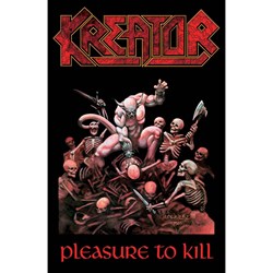 Kreator - Unisex Pleasure To Kill Textile Poster
