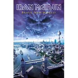 Iron Maiden - Unisex Brave New World Textile Poster
