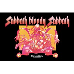 Black Sabbath - Unisex Sabbath Bloody Sabbath Textile Poster