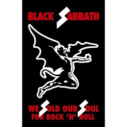 Black Sabbath - Unisex We Sold Our Souls Textile Poster