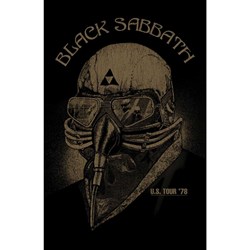 Black Sabbath - Unisex Us Tour '78 Textile Poster