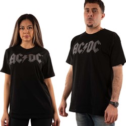 AC/DC - Unisex Logo Embellished T-Shirt
