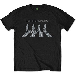 The Beatles - Unisex Crossing Embellished T-Shirt