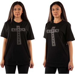 Black Sabbath - Unisex Cross Embellished T-Shirt