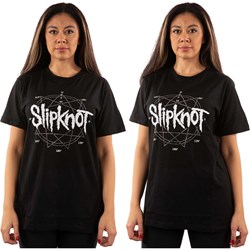 Slipknot - Unisex Logo Star Embellished T-Shirt