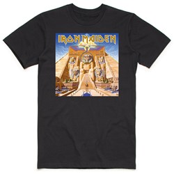 Iron Maiden - Unisex Powerslave Album Cover Box T-Shirt