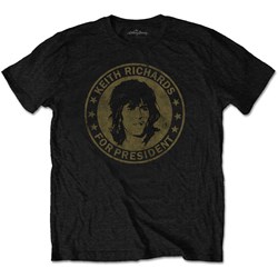 The Rolling Stones - Unisex Keith For President T-Shirt