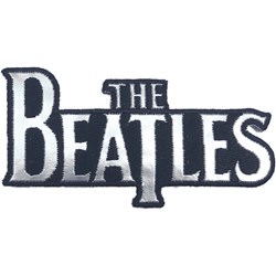 The Beatles - Unisex Silver Drop T Logo Standard Patch