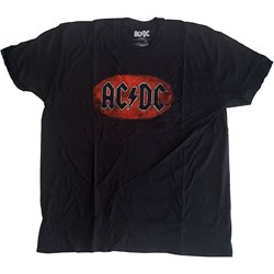 AC/DC - Unisex Oval Logo Vintage T-Shirt