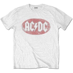 AC/DC - Unisex Oval Logo Vintage T-Shirt
