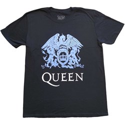 Queen - Unisex Blue Crest T-Shirt