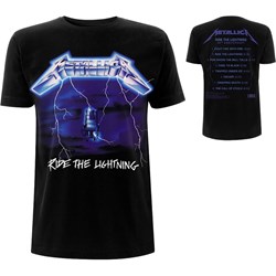 Metallica - Unisex Ride The Lightning Tracks T-Shirt