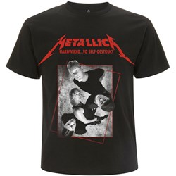Metallica - Unisex Hardwired Band Concrete T-Shirt
