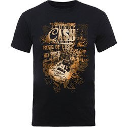 Johnny Cash - Unisex Guitar Song Titles T-Shirt