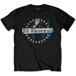 Ed Sheeran - Unisex Dashed Stage Photo T-Shirt
