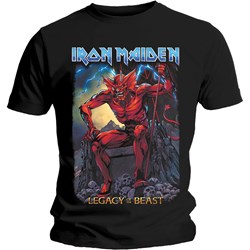 Iron Maiden - Unisex Legacy Of The Beast 2 Devil T-Shirt