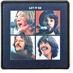 The Beatles - Unisex Let It Be Album Cover Standard Patch