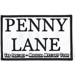 The Beatles - Unisex Penny Lane White Standard Patch