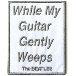 The Beatles - Unisex While My Guitar Gently Weeps Standard Patch
