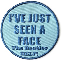The Beatles - Unisex I'Ve Just Seen A Face Standard Patch