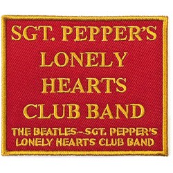 The Beatles - Unisex Sgt. Pepper'S….Red Standard Patch