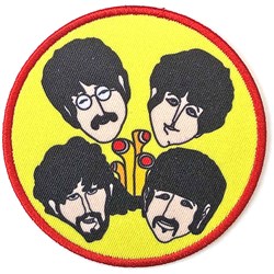 The Beatles - Unisex Yellow Submarine Periscopes & Heads Standard Patch