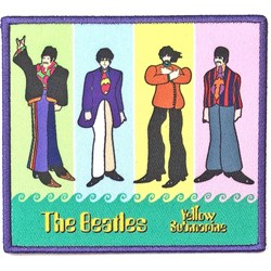 The Beatles - Unisex Yellow Submarine Band In Stripes Standard Patch