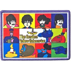 The Beatles - Unisex Yellow Submarine Characters Standard Patch