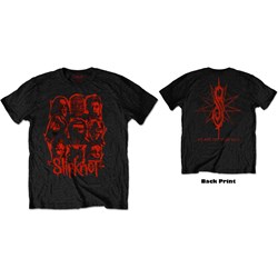 Slipknot - Unisex Wanyk Red Patch T-Shirt