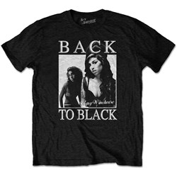 Amy Winehouse - Unisex Back To Black T-Shirt