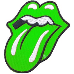 The Rolling Stones - Unisex Classic Tongue Green Standard Patch