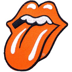 The Rolling Stones - Unisex Classic Tongue Orange Standard Patch