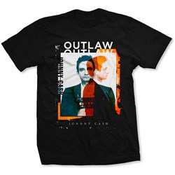 Johnny Cash - Unisex Outlaw Photo T-Shirt