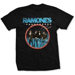 Ramones - Unisex Circle Photo T-Shirt