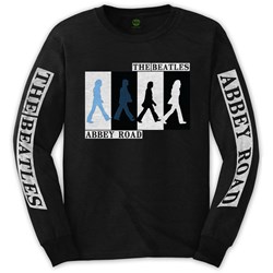 The Beatles - Unisex Abbey Road Colours Crossing Long Sleeve T-Shirt