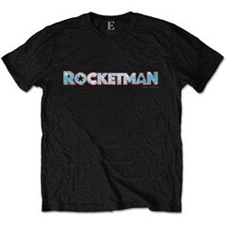 Elton John - Unisex Rocketman Movie Logo T-Shirt