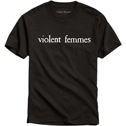 Violent Femmes - Unisex White Vintage Logo T-Shirt