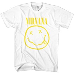 Nirvana - Unisex Yellow Smiley T-Shirt
