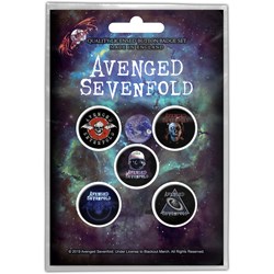 Avenged Sevenfold - Unisex The Stage Button Badge Pack
