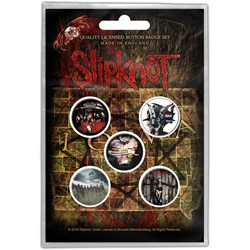 Slipknot - Unisex Albums Button Badge Pack