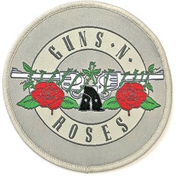 Guns N' Roses - Unisex Silver Circle Logo Standard Patch