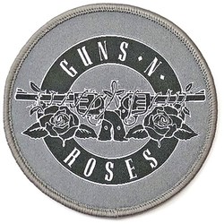 Guns N' Roses - Unisex White Circle Logo Standard Patch