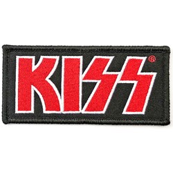 KISS - Unisex Red Logo Standard Patch